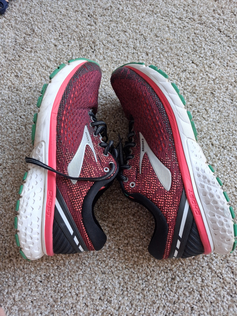 Brooks Women’s Ghost Running Shoes in Red